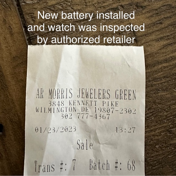 MICHELE Ladies Deco Mother of Pearl Dial Chronograph Stainless Steel - Picture 12 of 14